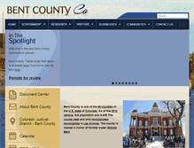 Tablet Screenshot of bentcounty.net